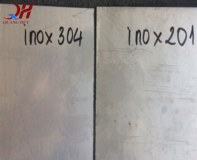So sánh inox 304 và inox 201